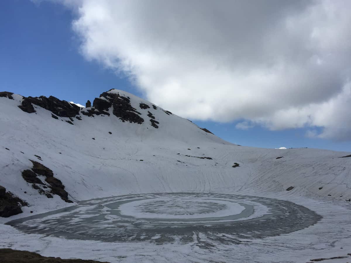 Bhrigu lake trek in Mnalai Himachal Pradesh