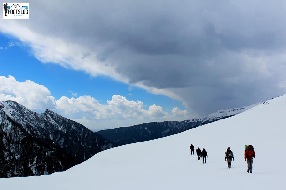 Chandernahan snow trekking at himachal