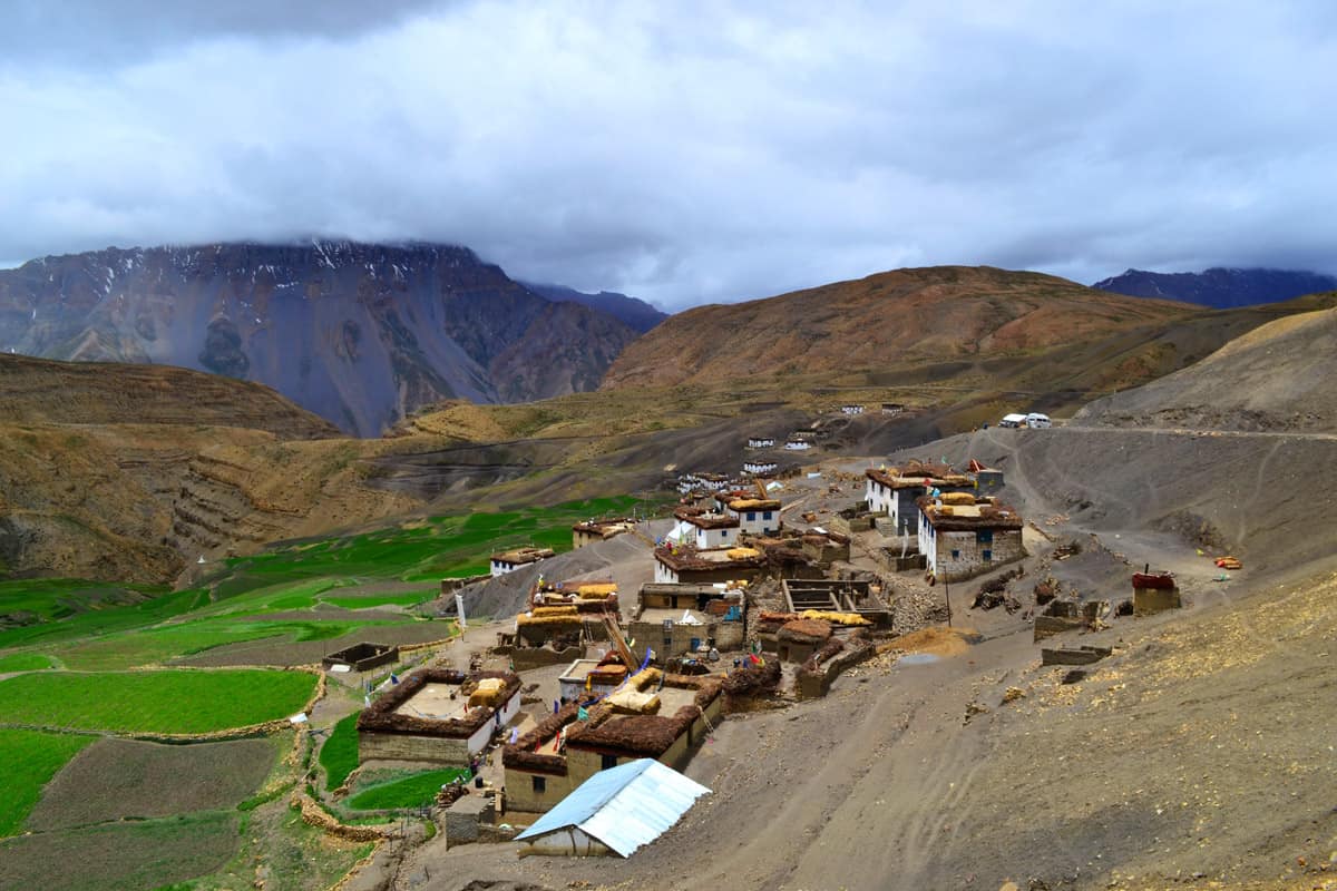 Spiti valley Hikkim Village